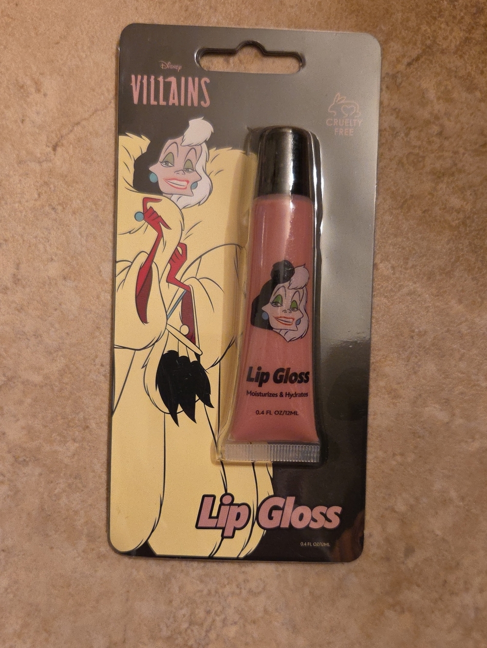 Disney Villains Cruella Pink Lip Gloss